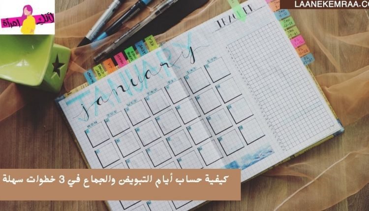 كيفية حساب أيام التبويض والجماع في 3 خطوات سهلة